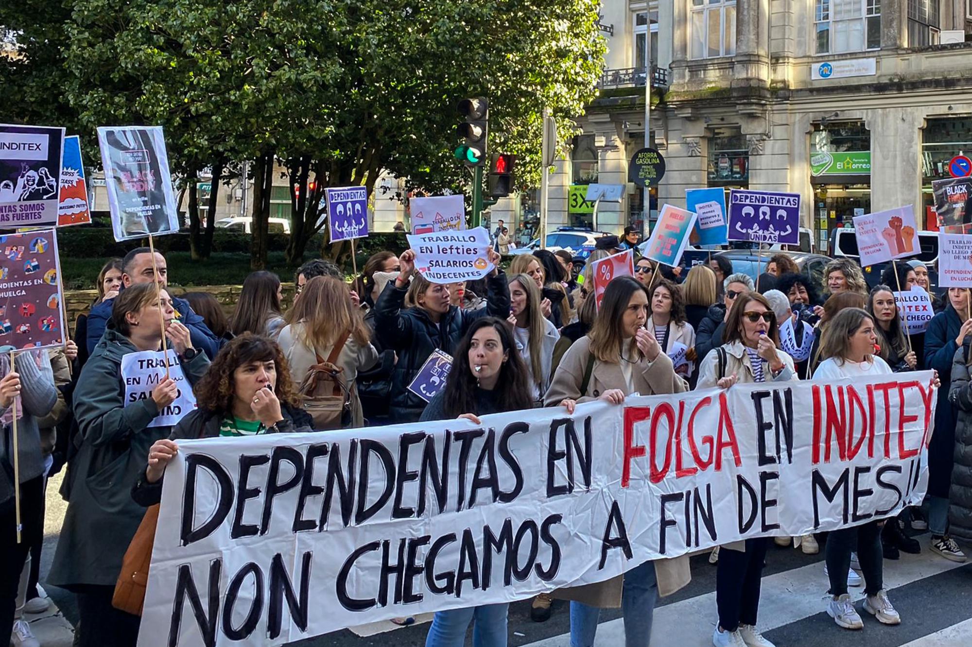 Concentración dependientas Inditex